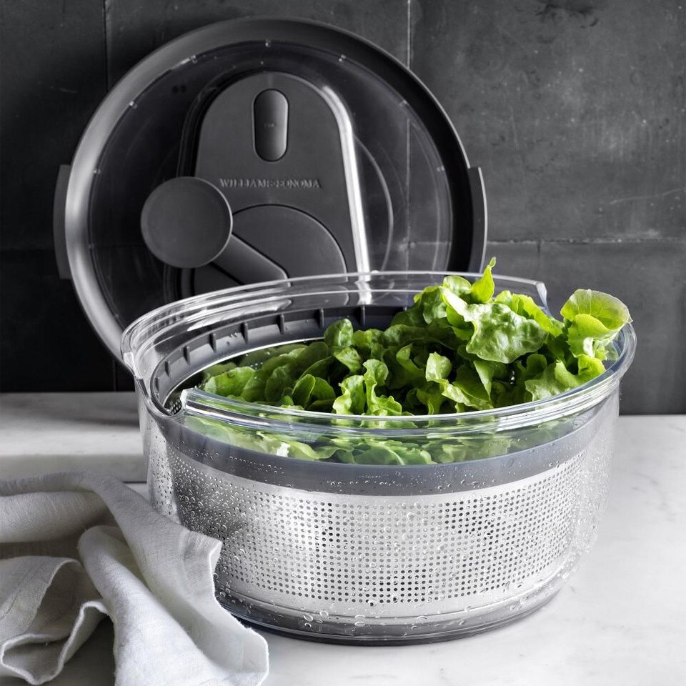 Williams Sonoma Stainless Steel Salad Spinner Williams Sonoma AU